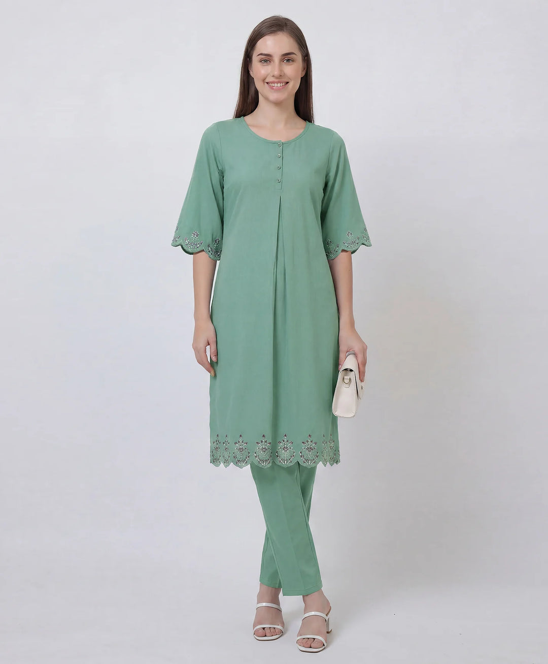 Embroidered Grace Edit Kurta Set