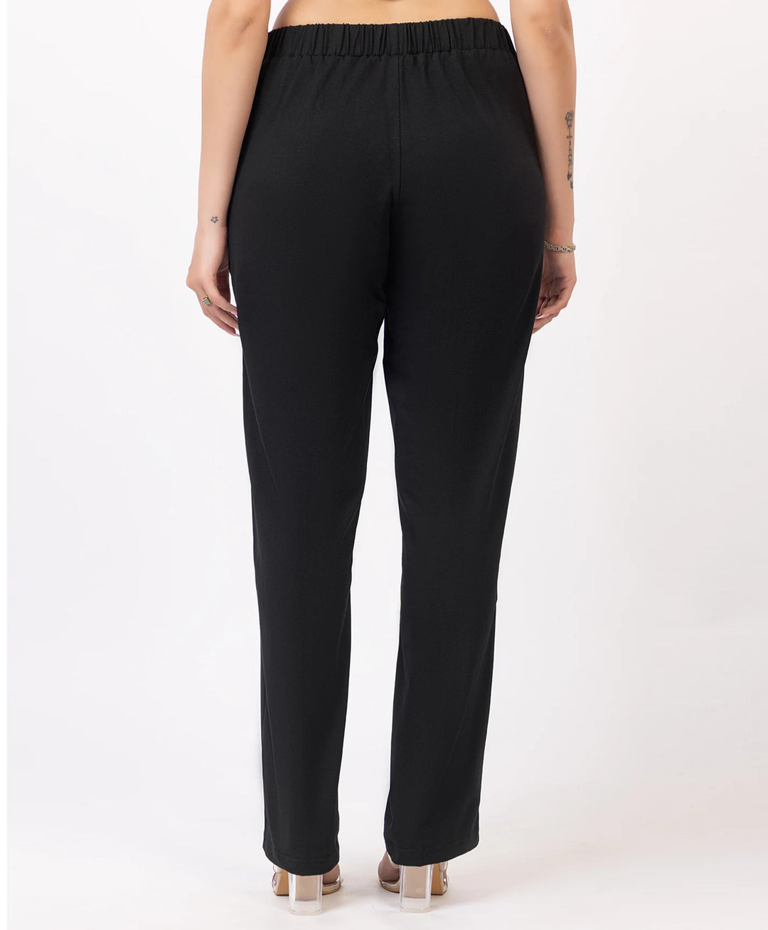 Classic Stretch Fit Lycra Trousers