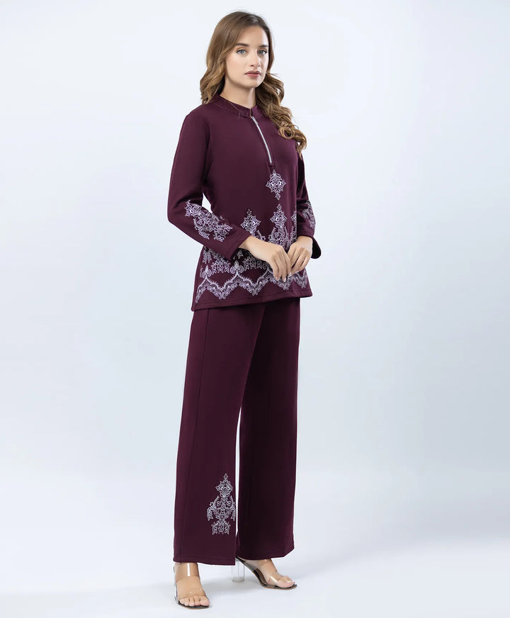 Premium Winter Kurta Set featuring Zip Collar
