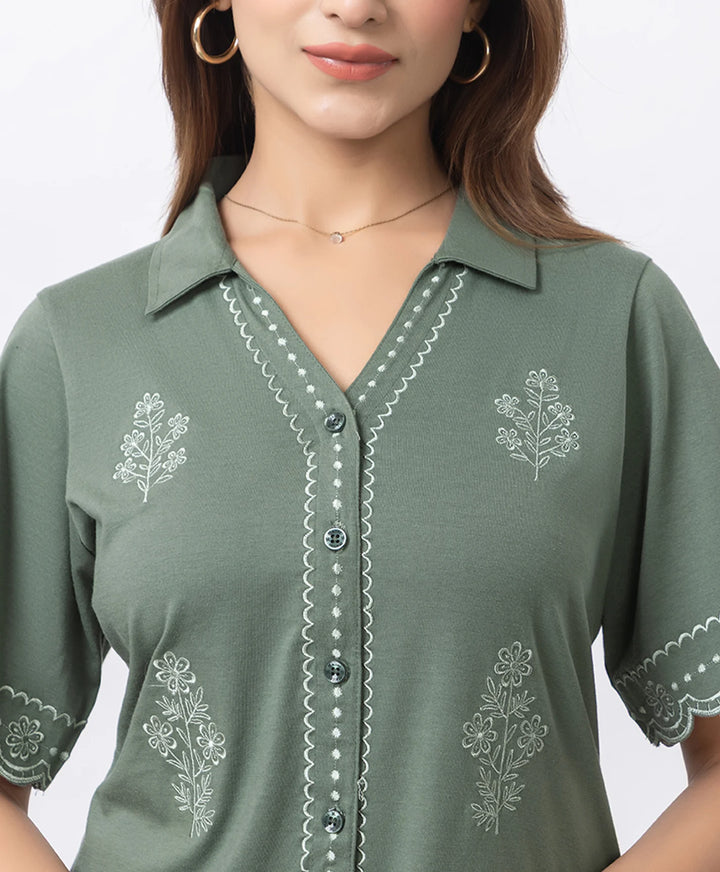Premium Embroidered Co-Ord Set