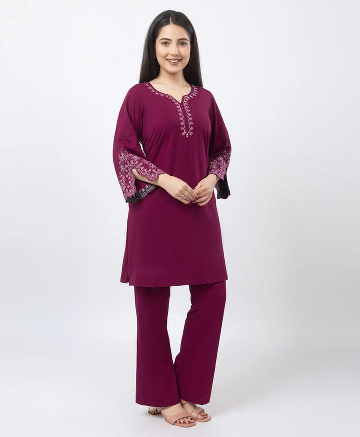 Classic Ethnic Kurta Set with Designer Sleeve Detail