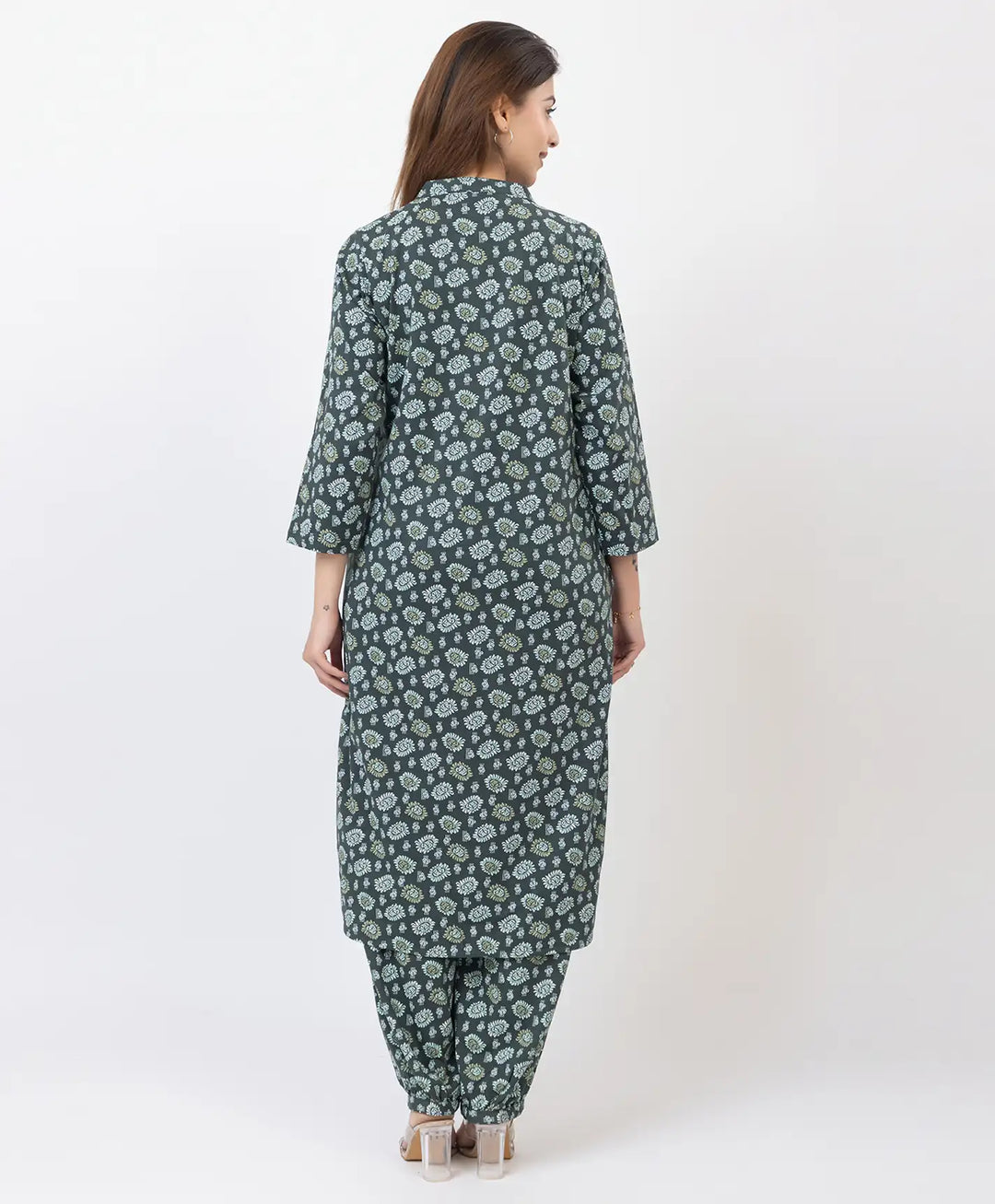 Elegant Printed Afgani Suit