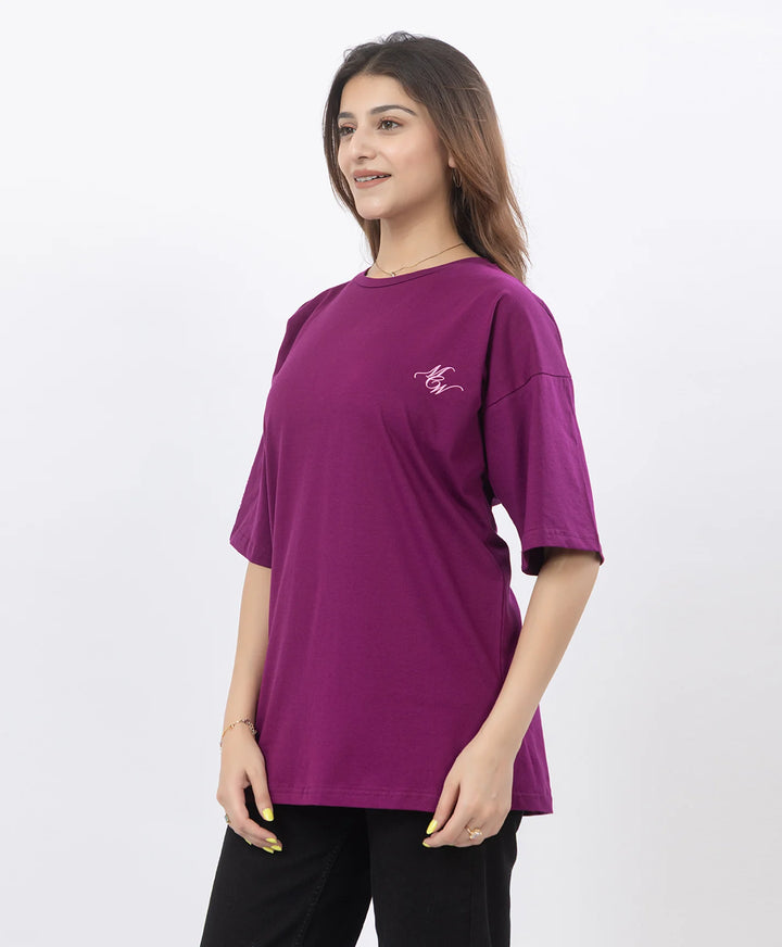 Drop Shoulder Luxury Wear Graphic Top