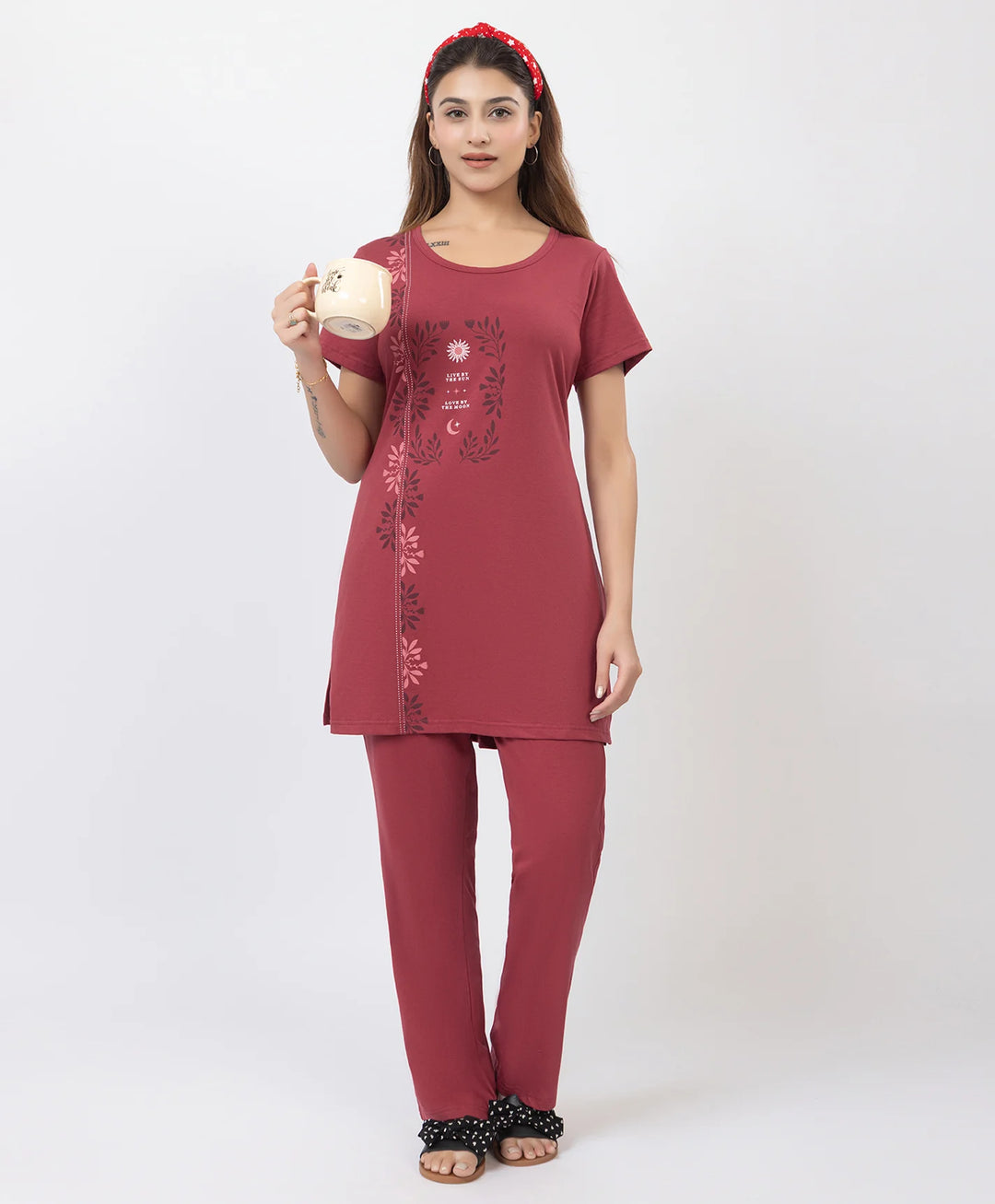 Printed Lounge Wear Set