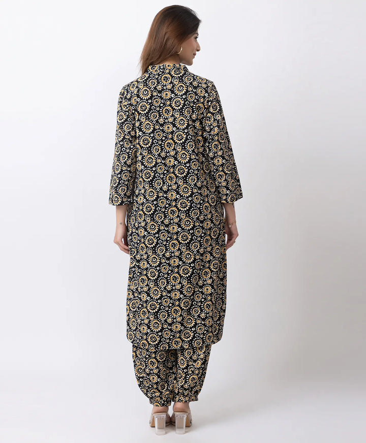 Elegant Printed Afgani Suit