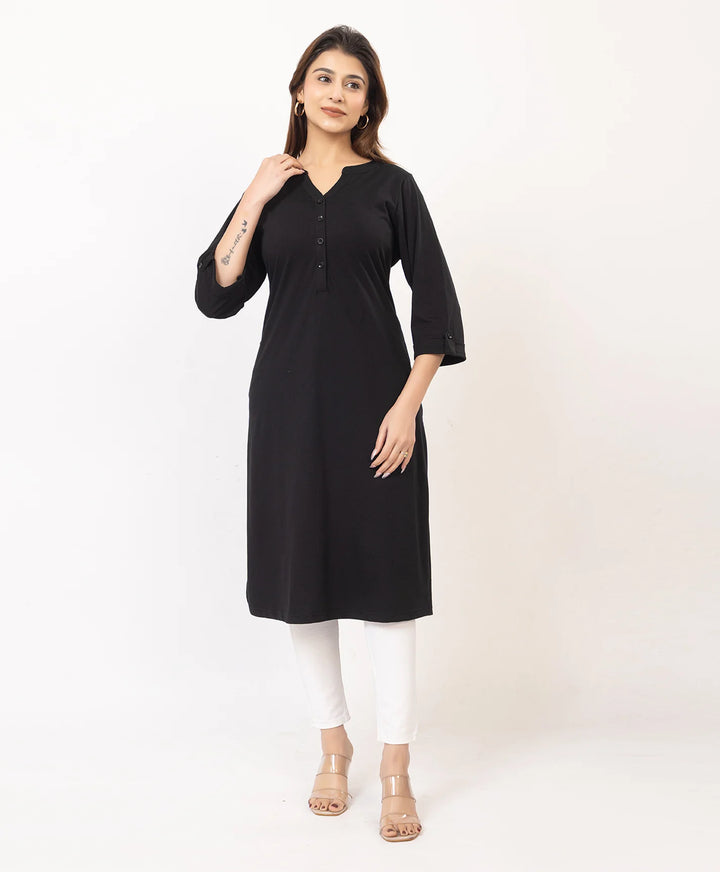 Premium Plain Long Kurti