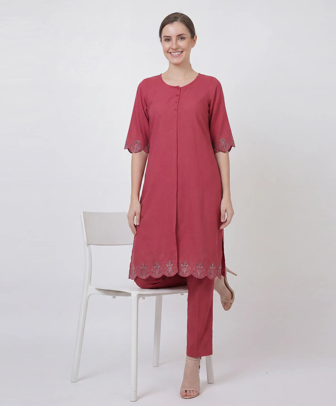 Embroidered Grace Edit Kurta Set