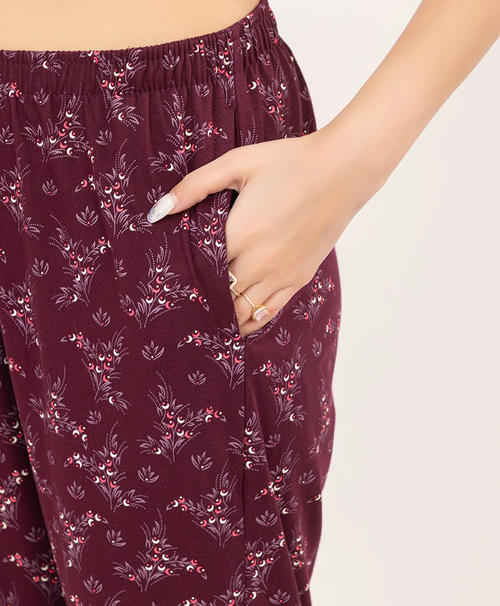 Straight-Fit Summer Printed Lower