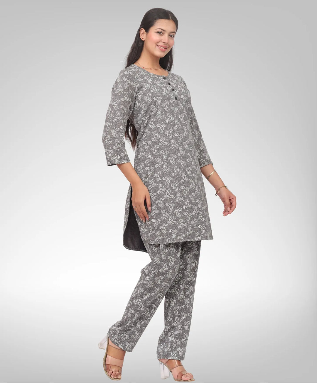 Gracefully Printed Kurta Set