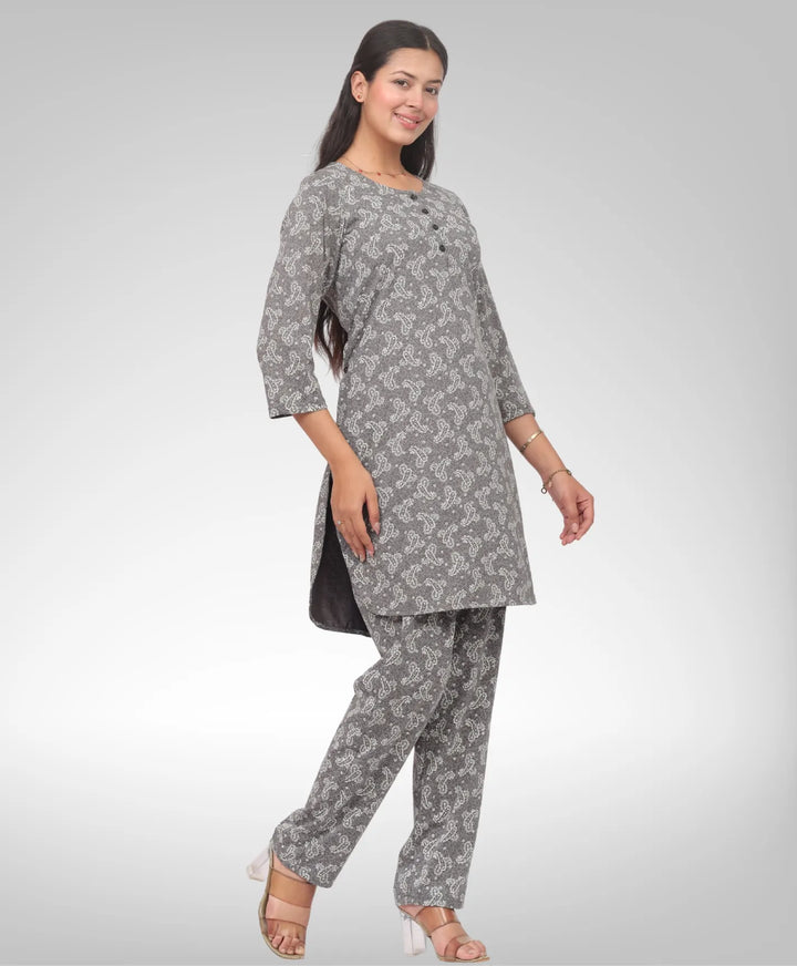 Gracefully Printed Kurta Set