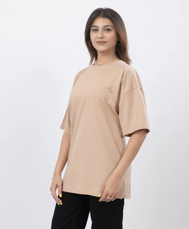 Drop Shoulder Luxury Wear Graphic Top
