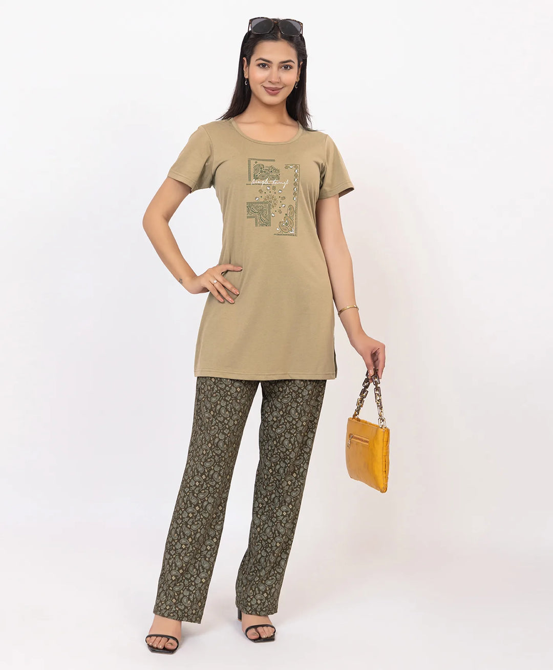 Graphic Print Nightsuit