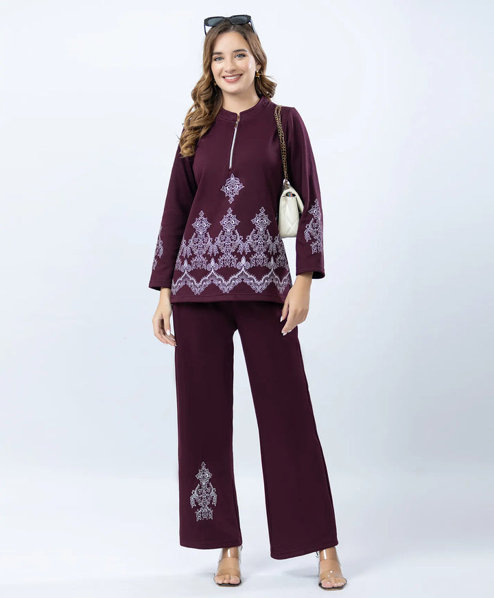 Premium Winter Kurta Set featuring Zip Collar