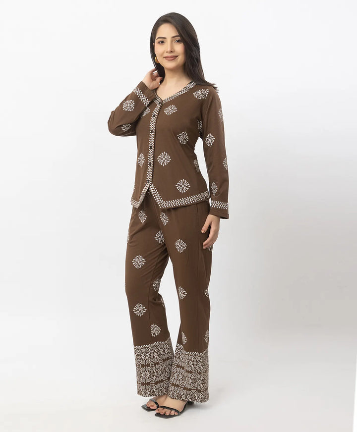 Premium Allover Motif Co-Ord Set