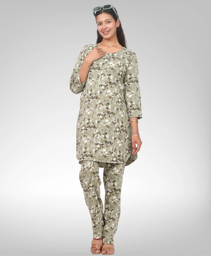 Gracefully Printed Kurta Set