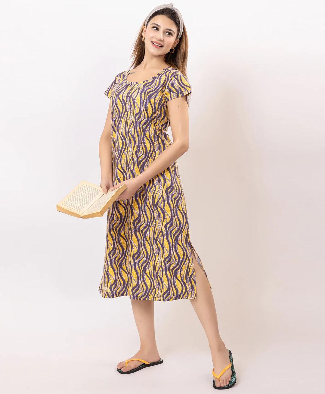 Premium Printed Short Nighty