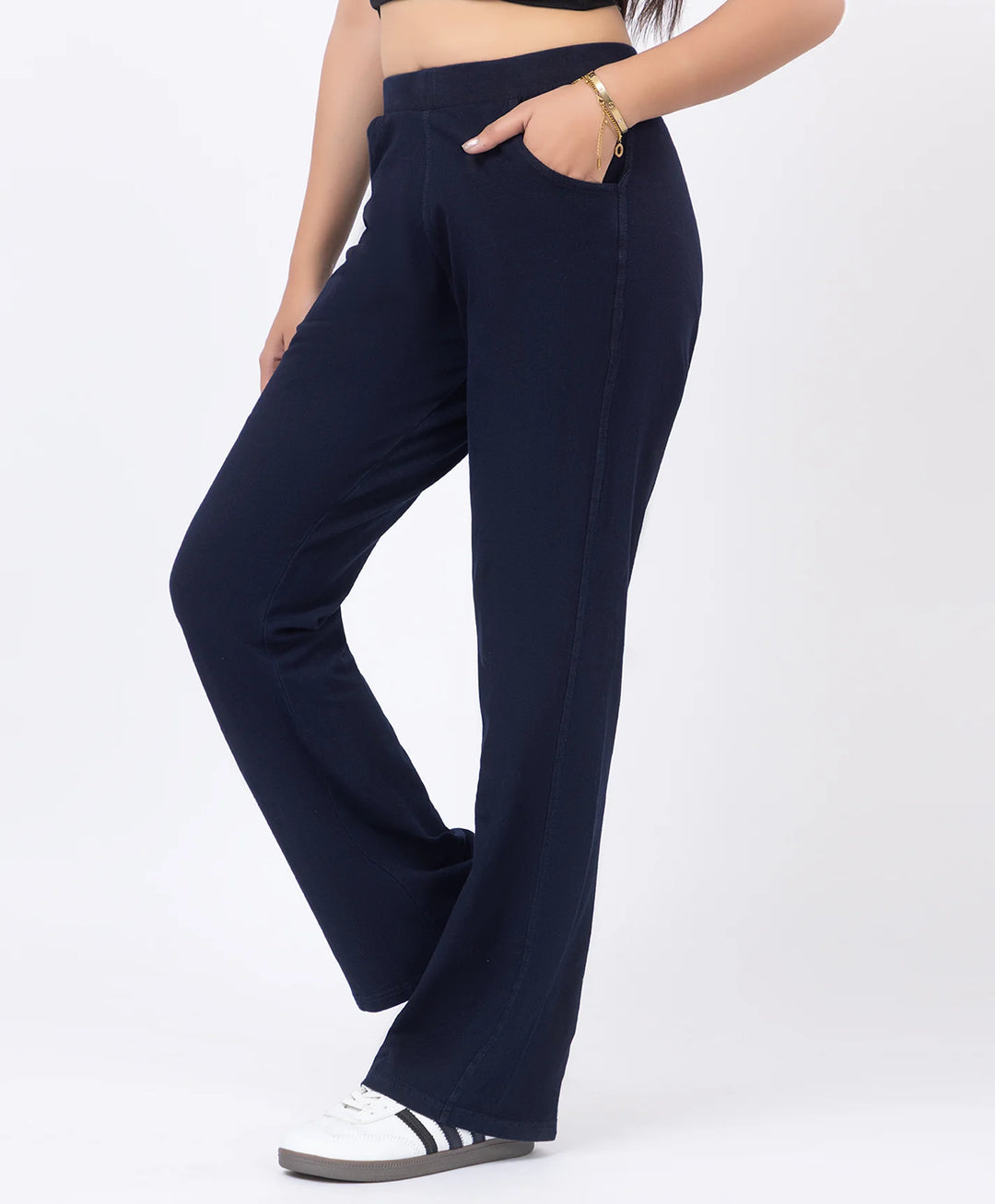 Basic Straight Style Denim Lower