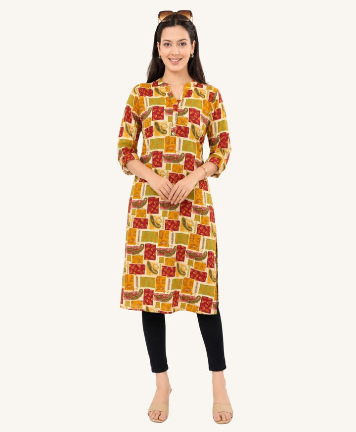 Printed Long Kurti
