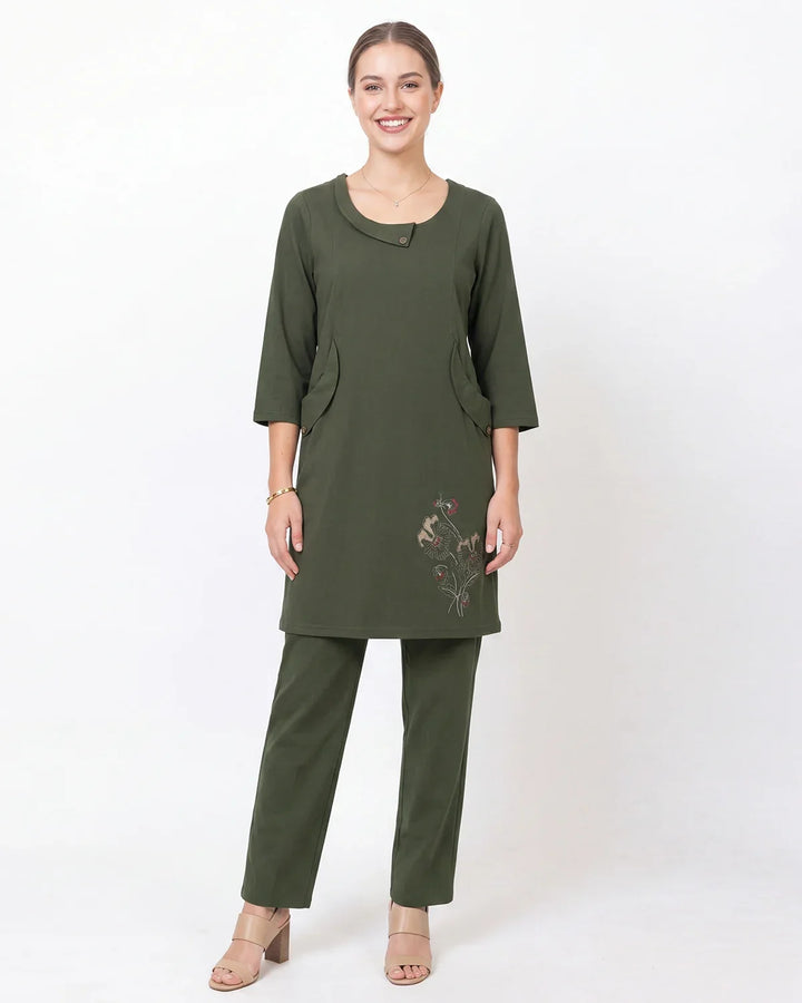 Heritage Bloom Kurta Set
