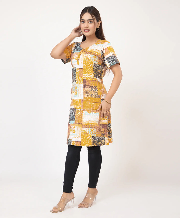 Classic Charm Printed Kurta