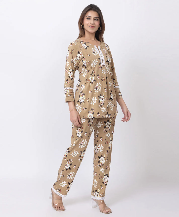 Floral Print Co-Ord Set for Everyday Wear