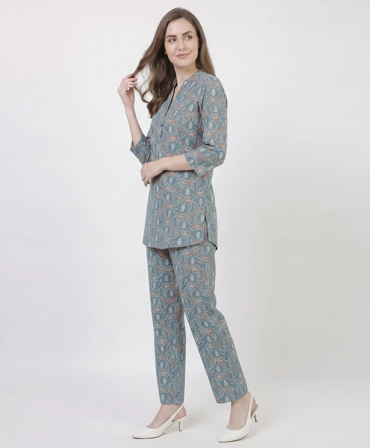 Modern Printed Kurta Set