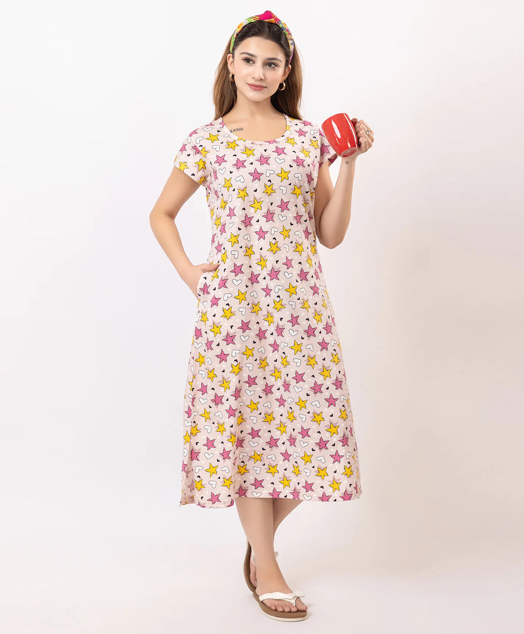 Premium Printed Short Nighty