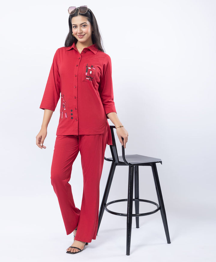 Premium Front Open Co-Ord Set