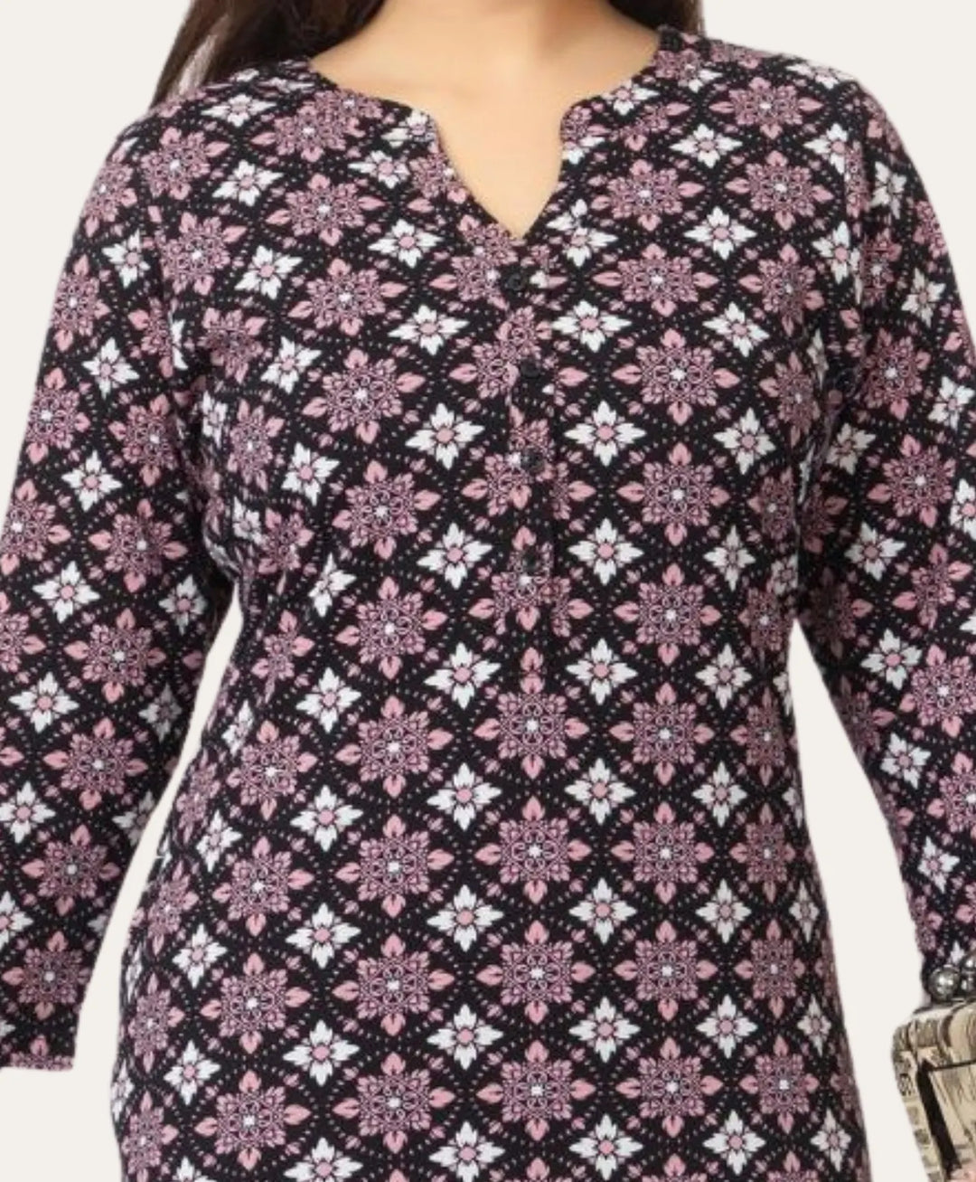 Refined Everyday Elegance Printed Kurti
