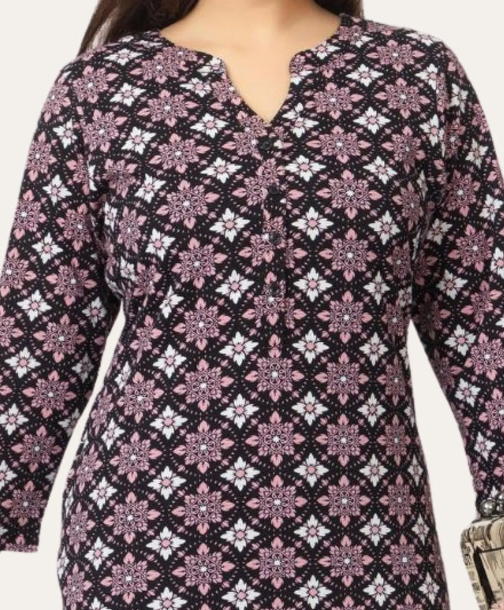Refined Everyday Elegance Printed Kurti