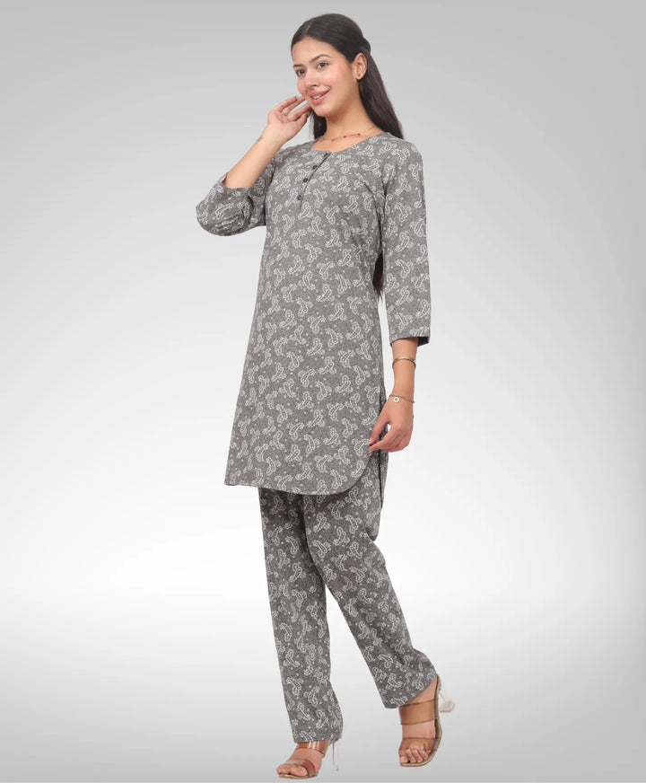 Gracefully Printed Kurta Set