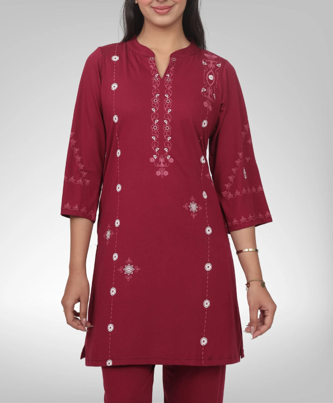 Stylish Printed Kurta Lower Set