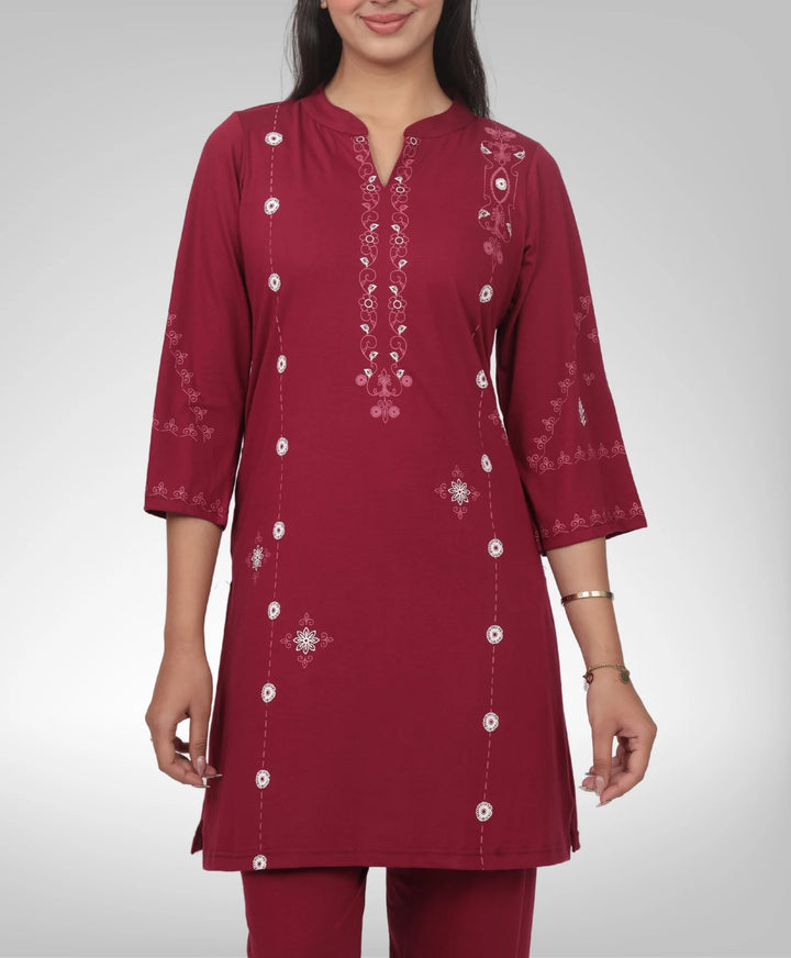Stylish Printed Kurta Lower Set