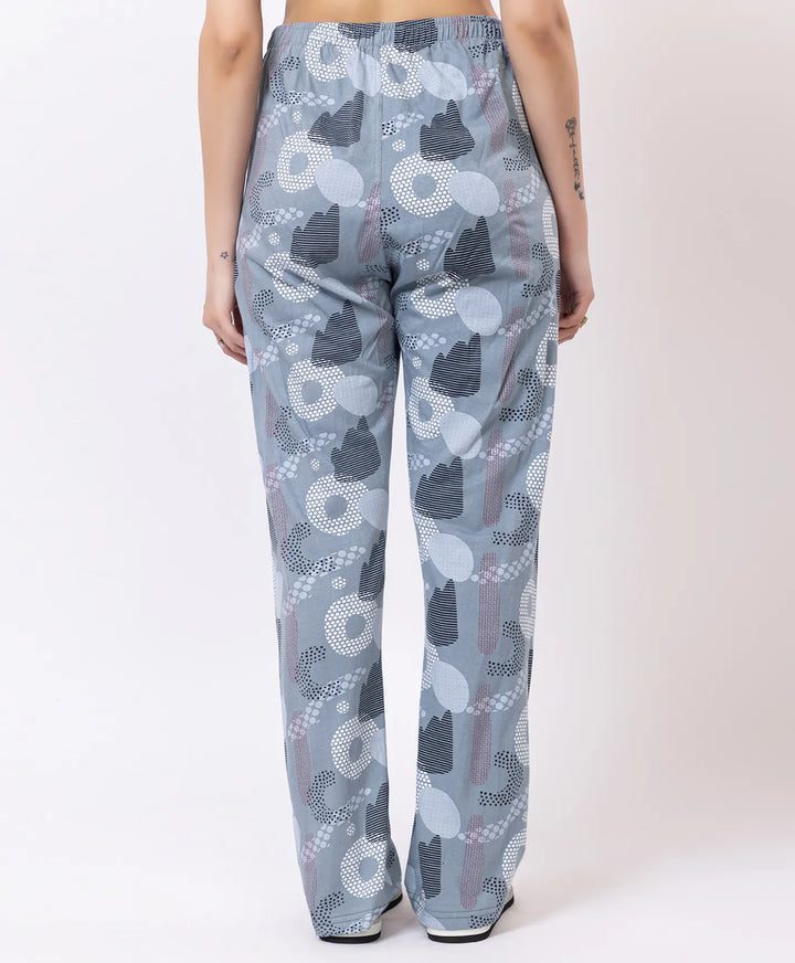 Stylish Rotary Print Comfort Lower