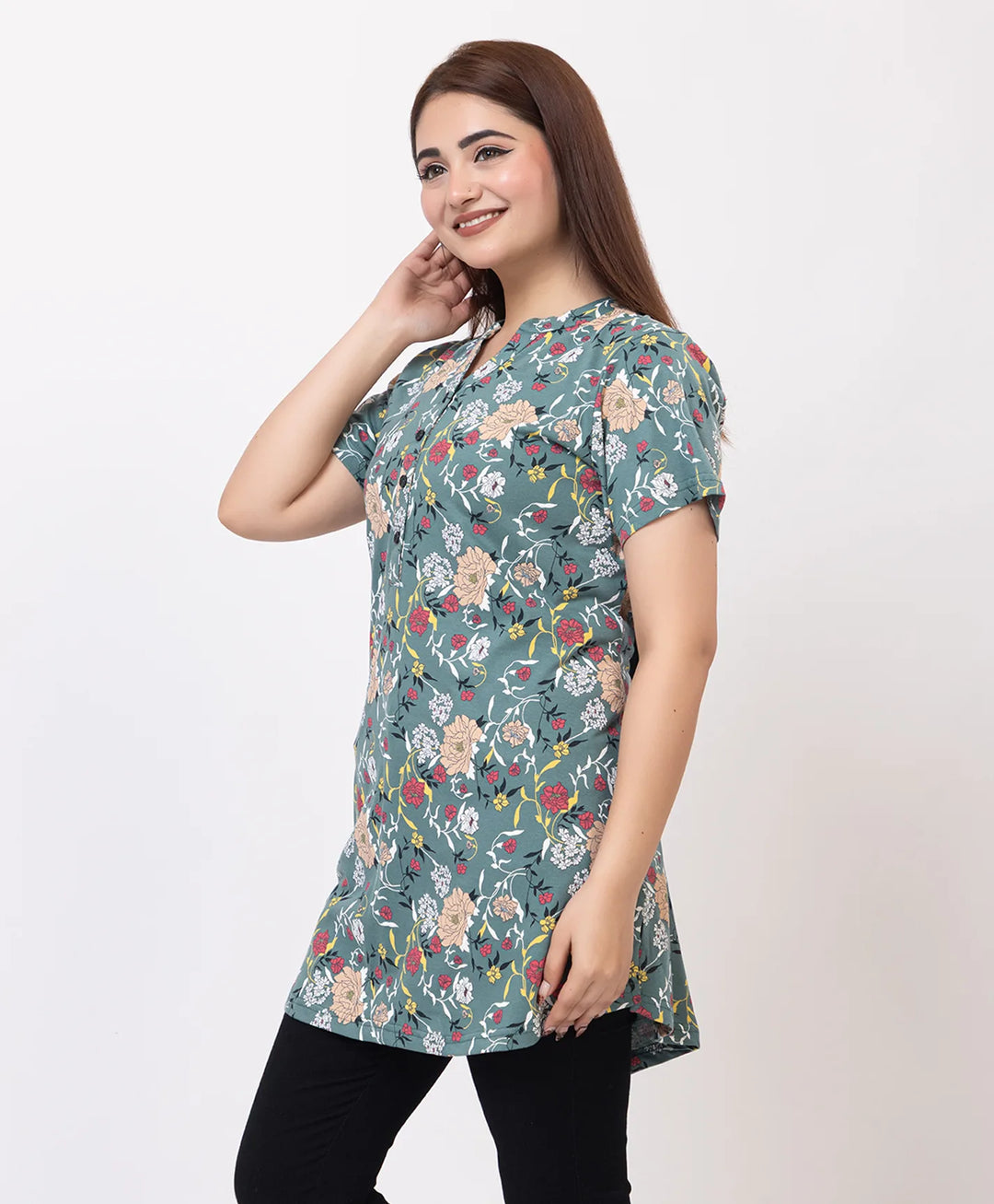 Smart Floral Style Kurti
