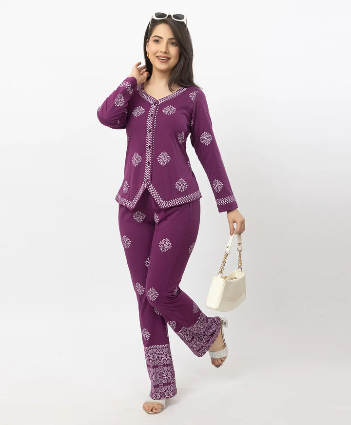 Premium Allover Motif Co-Ord Set