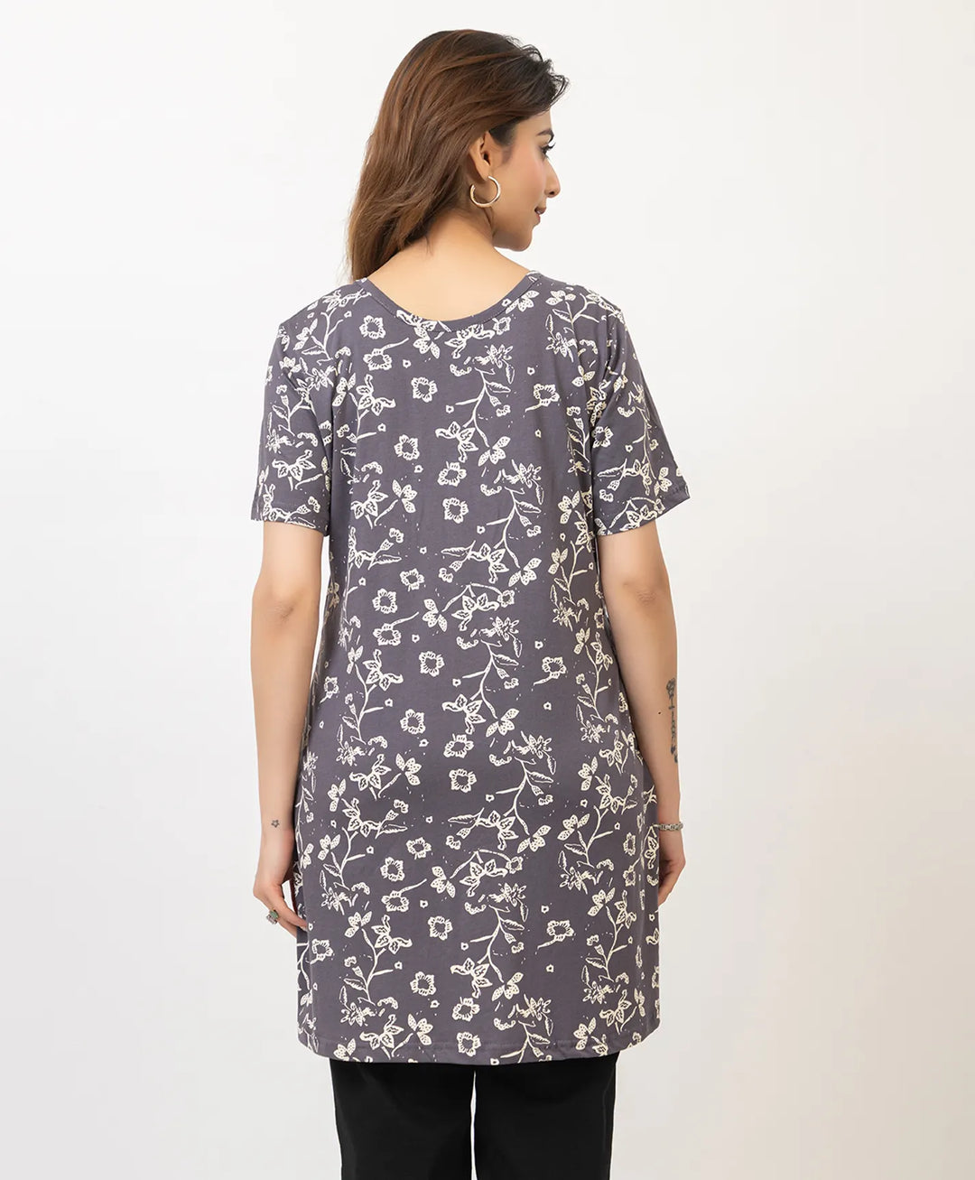 Charming Floral Everyday Long Top