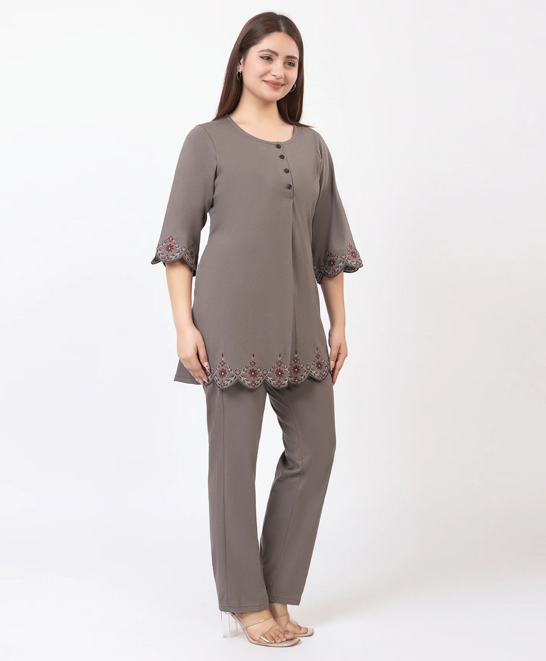 Classic Embroidered Kurta Set