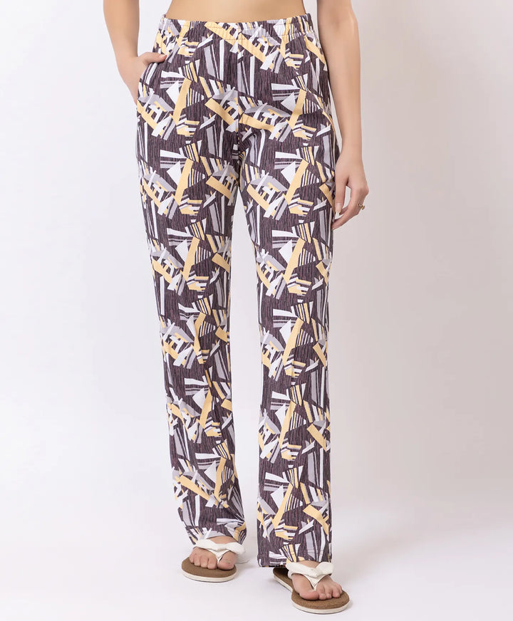 Stylish Rotary Print Comfort Lower