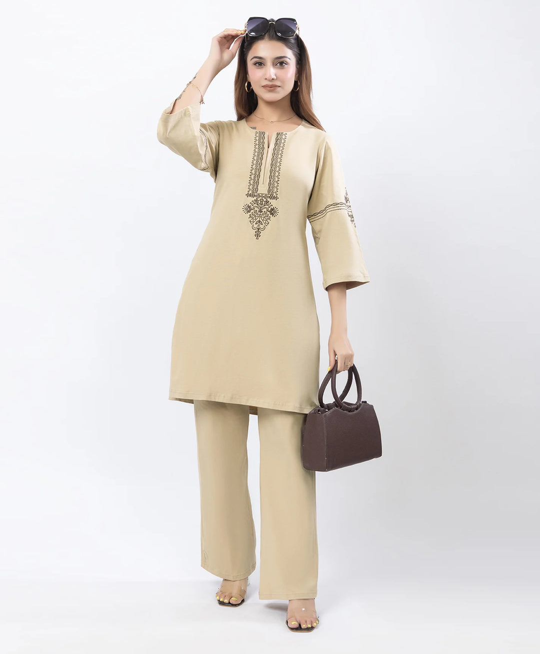 Premium Intricate Embroidered Kurta Set