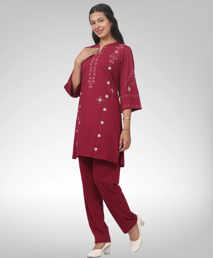 Stylish Printed Kurta Lower Set