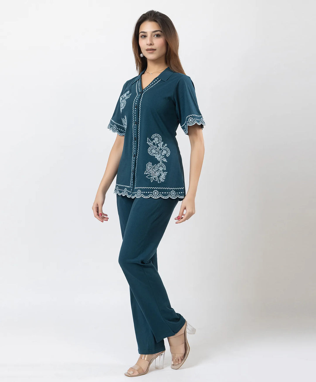 Contemporary Embroidered Co-Ord Set