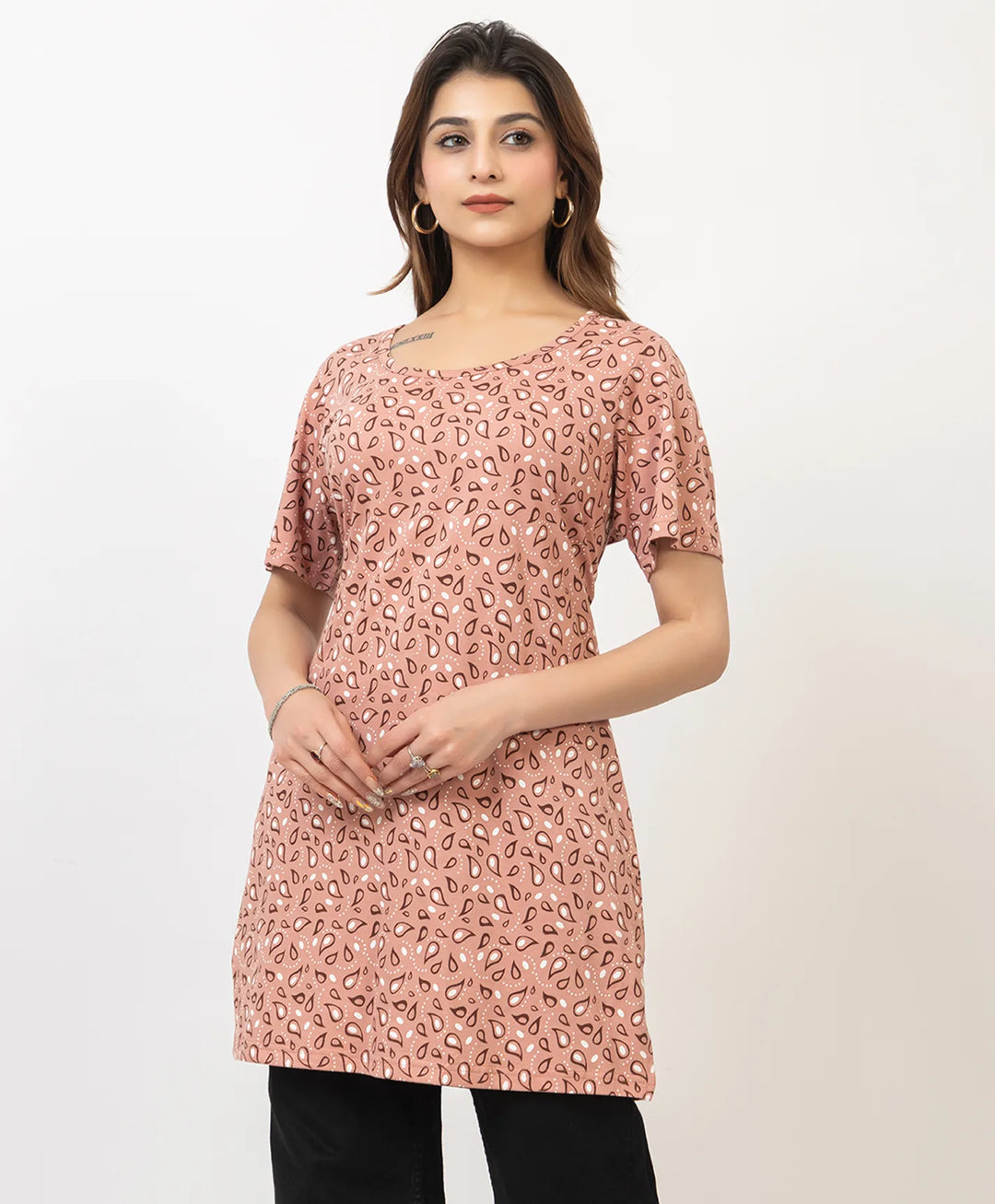 Charming Floral Everyday Long Top
