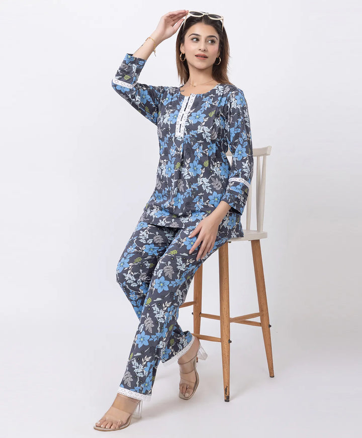 Floral Print Co-Ord Set for Everyday Wear