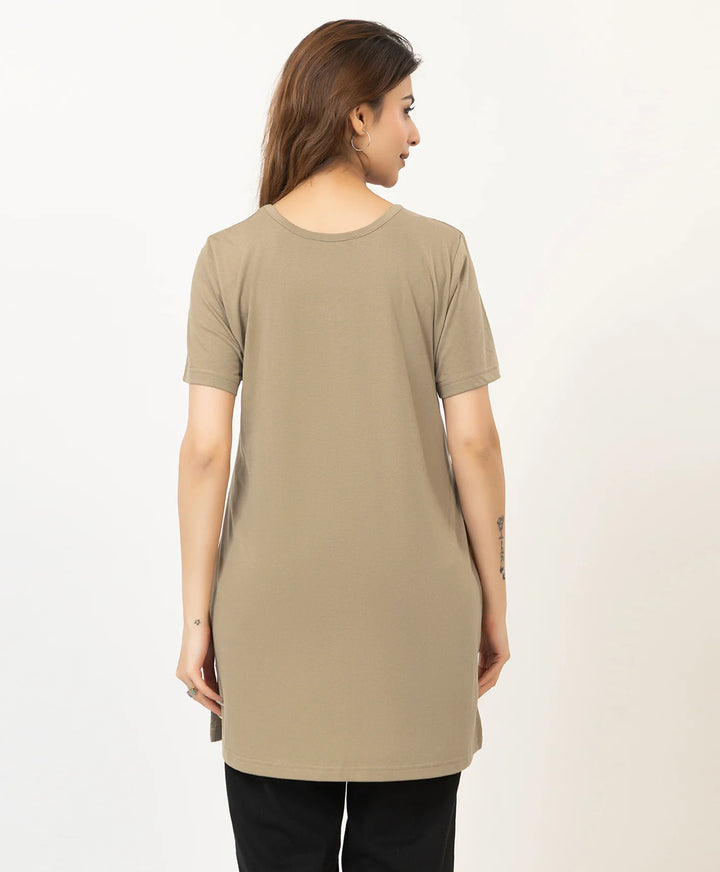 Printed Long Top