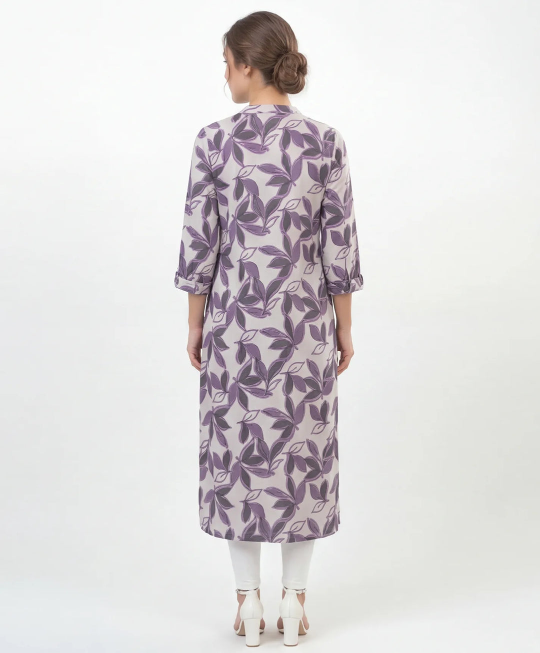 Artistic Print Straight Kurta