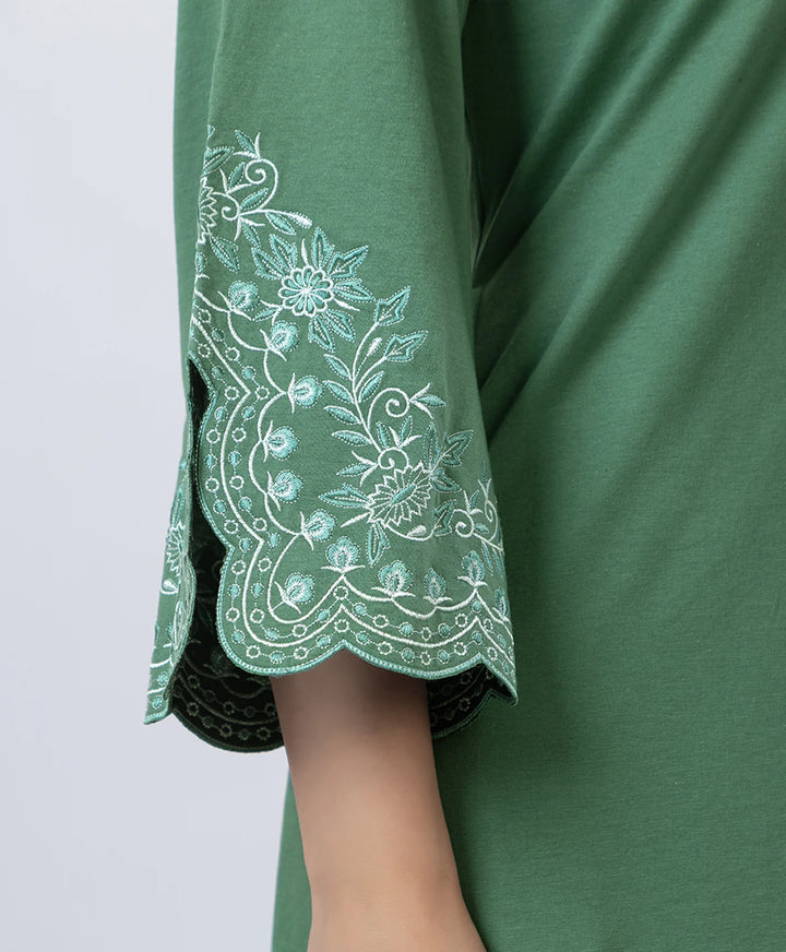 Classic Ethnic Kurta Set with Designer Sleeve Detail