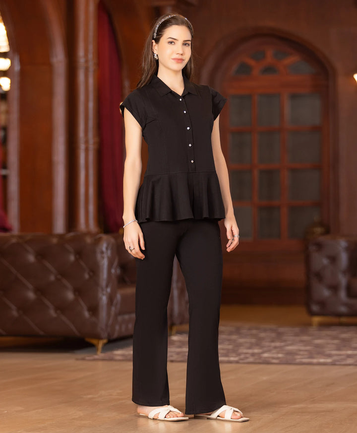 Smart Flared Top Co-ord Set