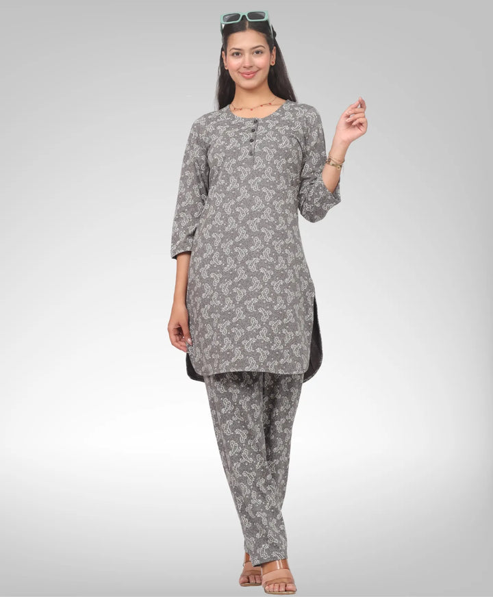 Gracefully Printed Kurta Set
