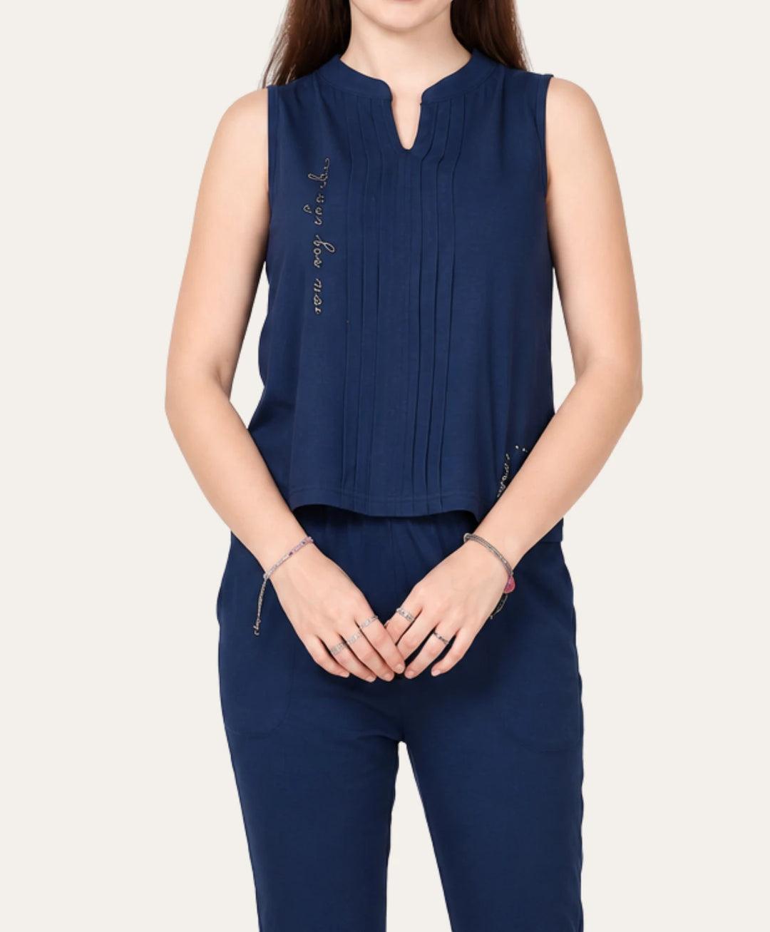 Premium Sleeveless Capri Set